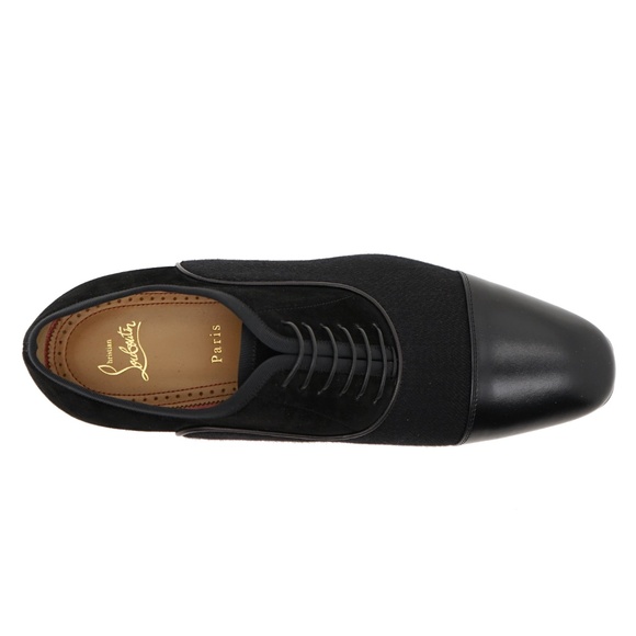 Christian Louboutin Greggo Oxford Black Size 10 US New - Picture 6 of 7